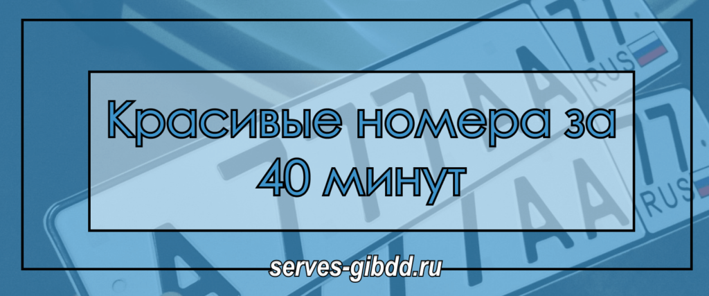 перевес номеров в москве за 40 минут
